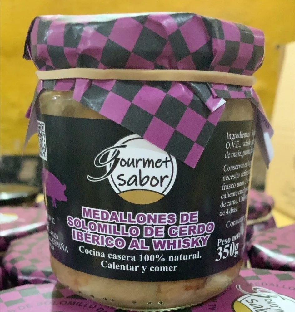 Medallones de solomillo de cerdo ibérico al whisky