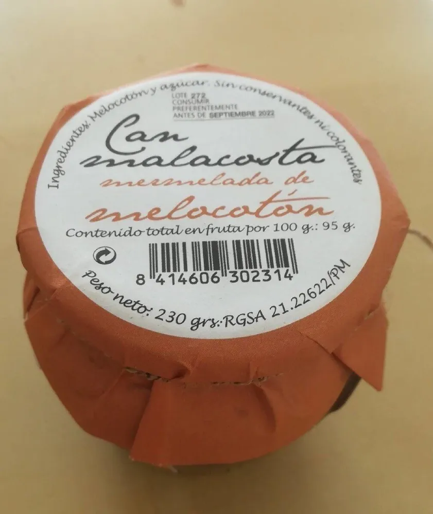Mermelada de melocoton