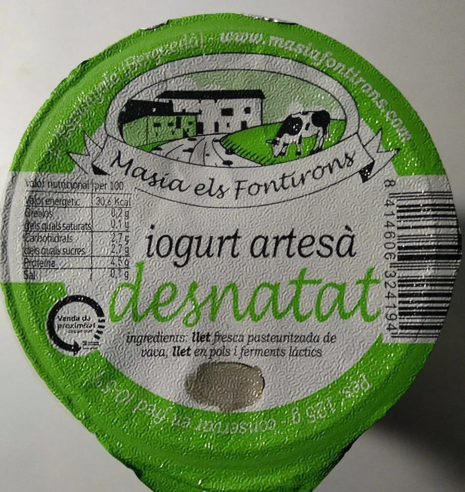Iogurt Artesà Desnatat