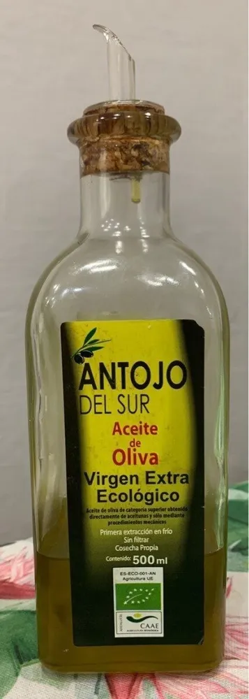 Aceite de Oliva Virgen Extra Ecológico