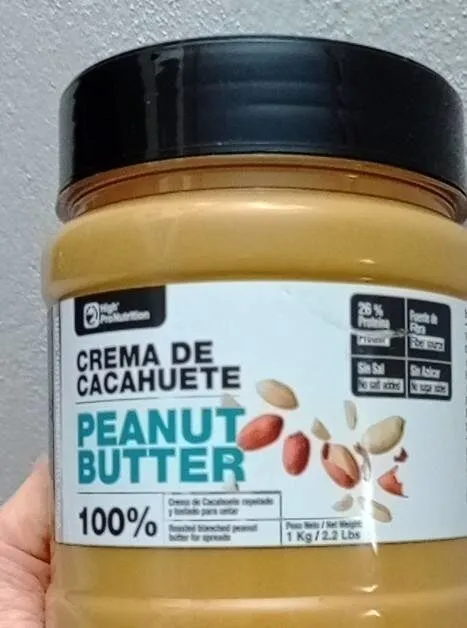 crema de cacahuete