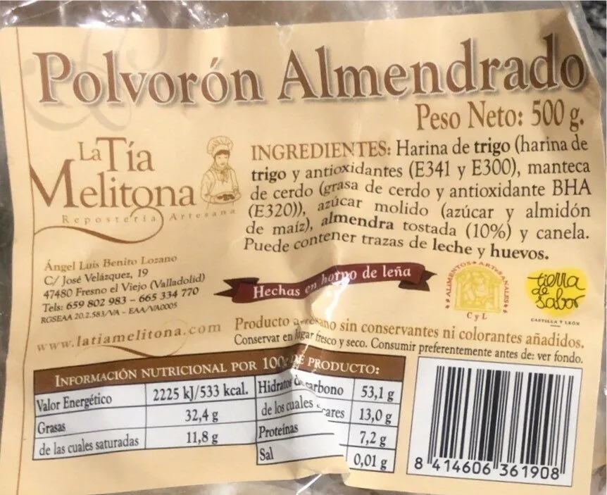 Polvoron almemdrado