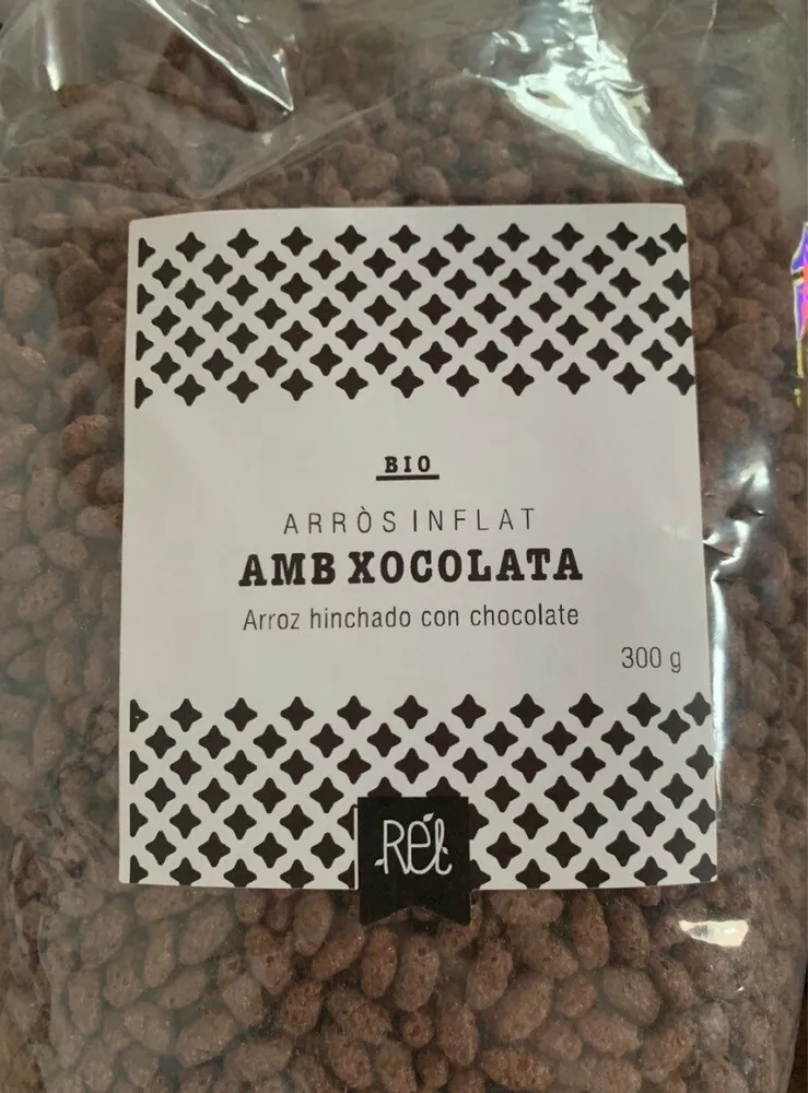 Arròs inflat amb xocolata