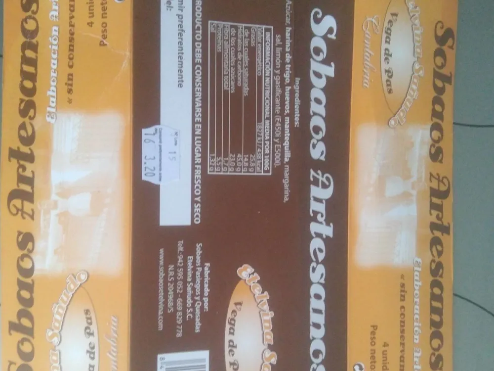 Sobaos artesanos