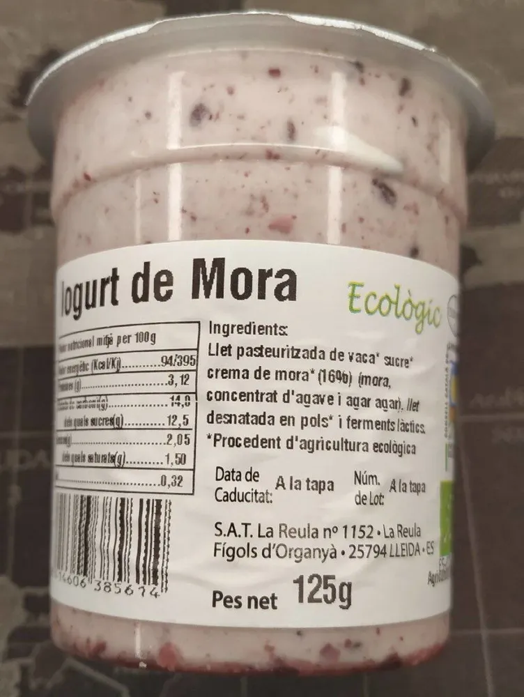 Iogurt de Mora