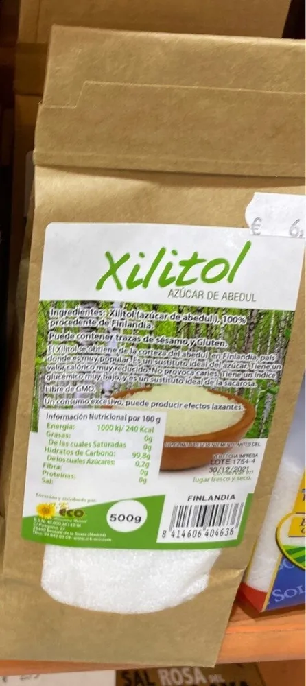 Xilitol azucar abedul