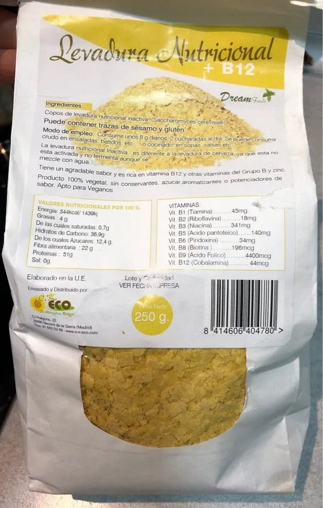 Levadura Nutricional + B12