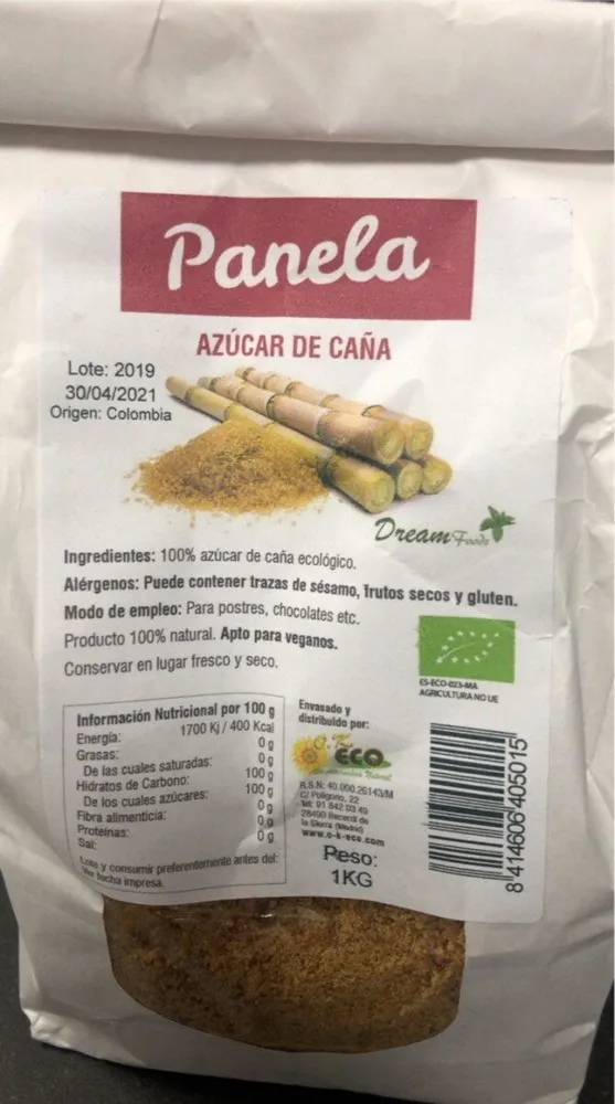 Panela Azúcar de caña