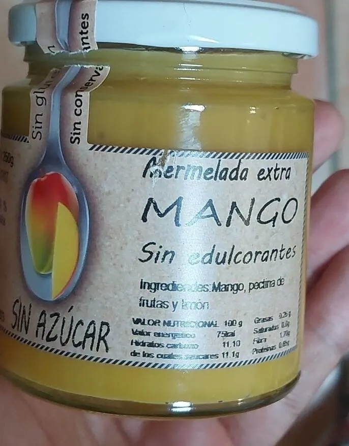 Mermelada extra de mango