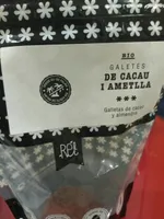 Galletas de cacao y almendra