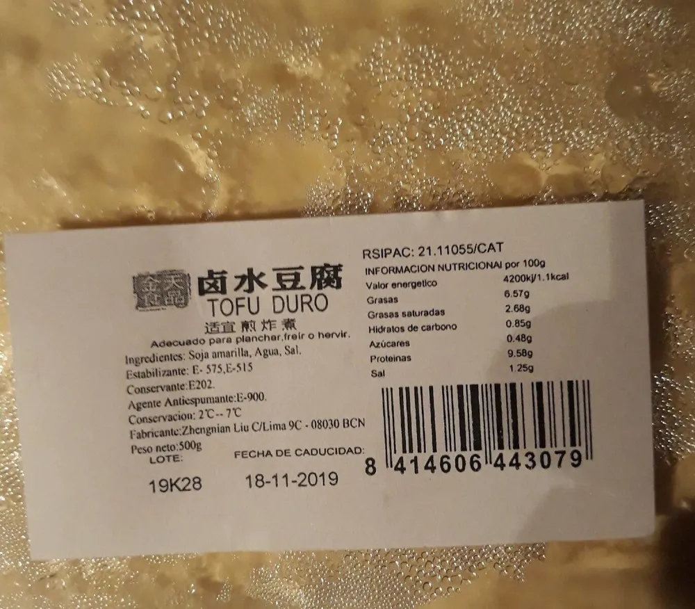 Tofu duro