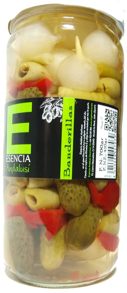 Surtido de encurtidos en banderillas  "Esencia Andalusí"