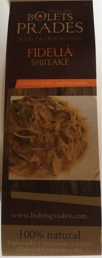 Fideuà Shiitake