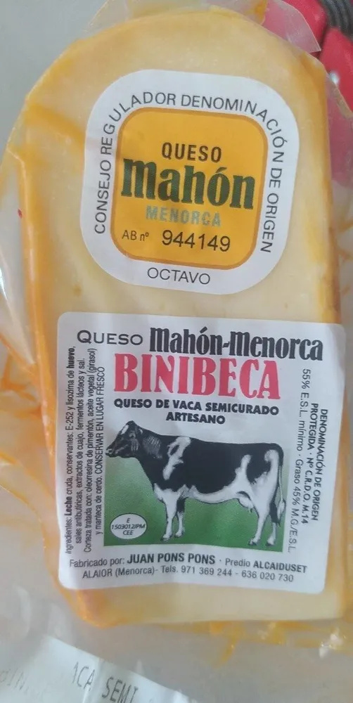 Queso Mahón Menorca