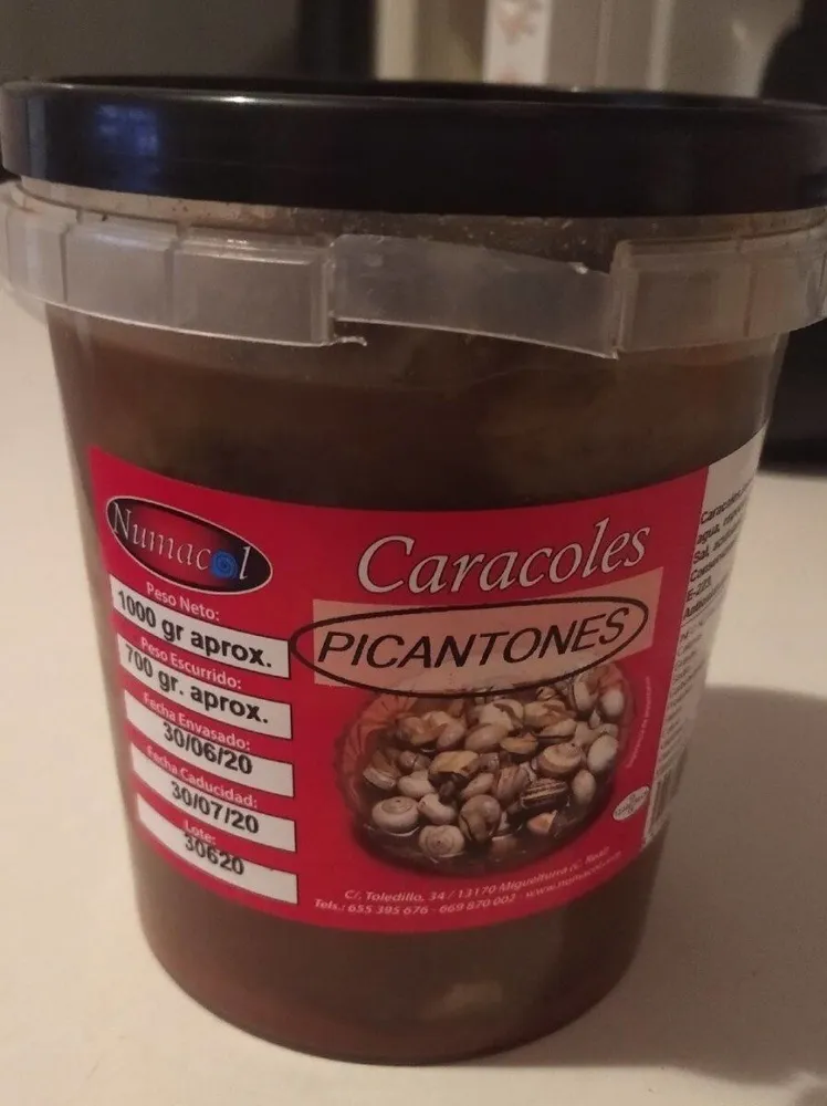 Caracoles picantones