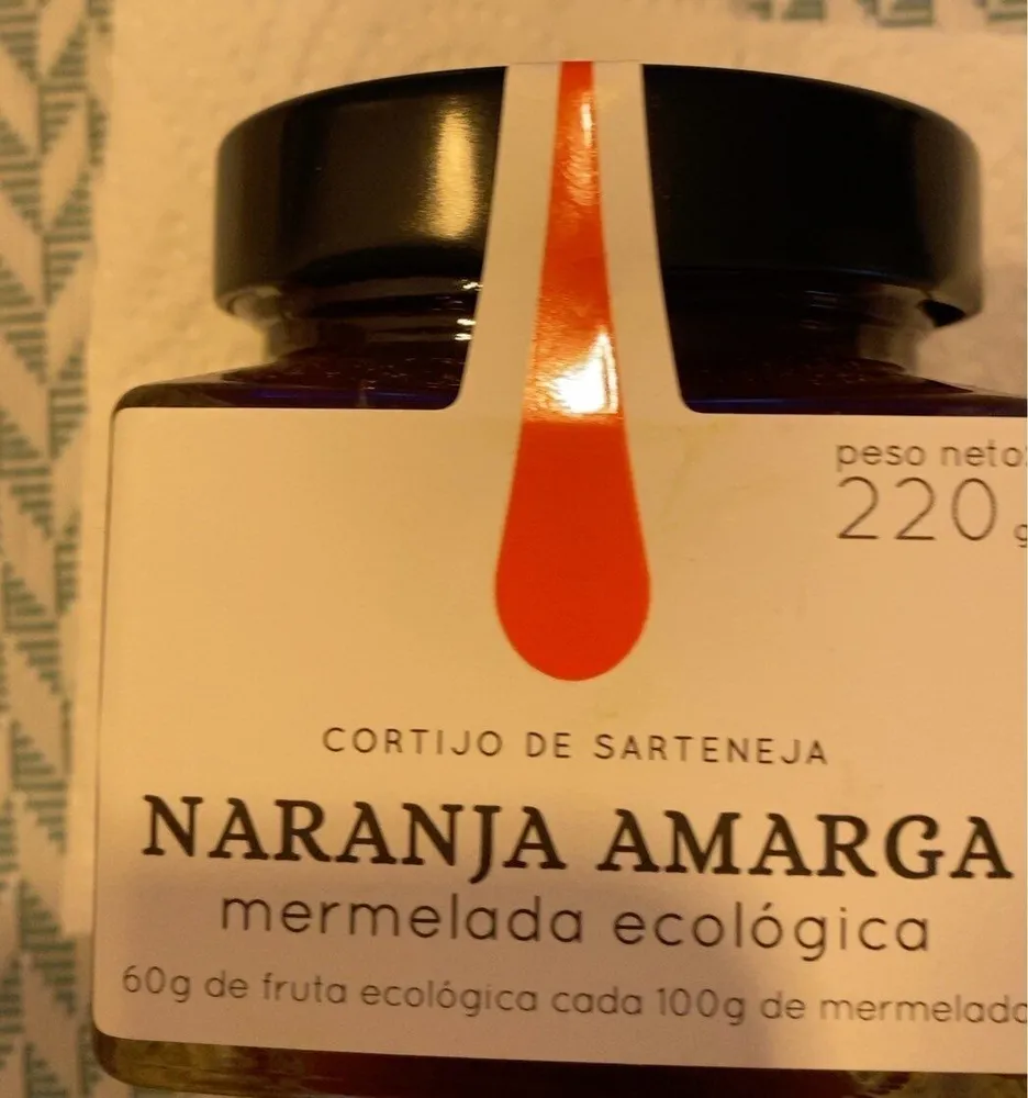 Mermelada ecologica naranja amarga