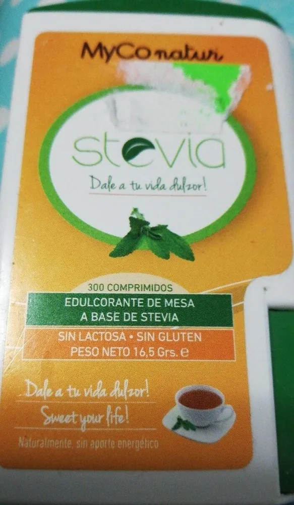 Stevia edulcorante mesa