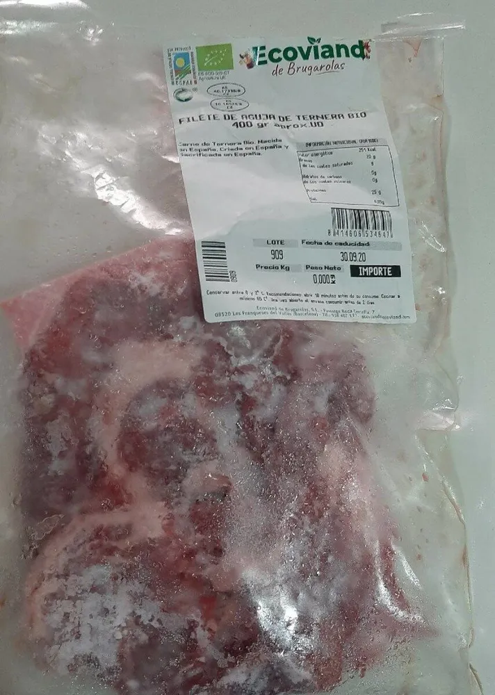 Filete de aguja de ternera BIO