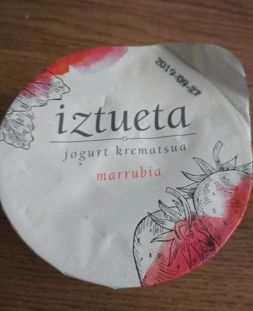 Iztueta jogurt krematsua - marrubia