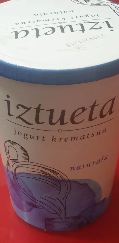 Iztueta yogurt krematsua naturala