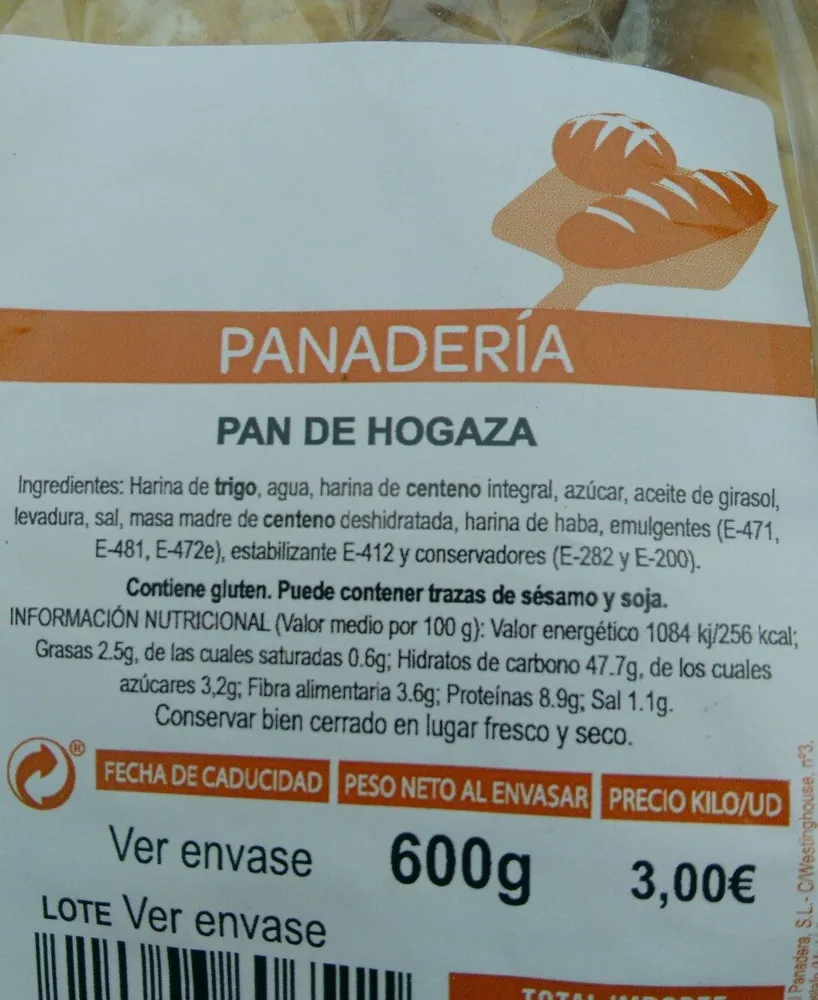 pan de hogaza