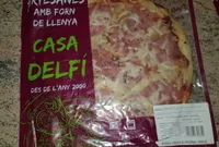 Pizza fresca pernil dolç