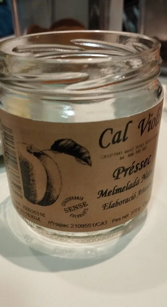 Melmelada Natural Préssec