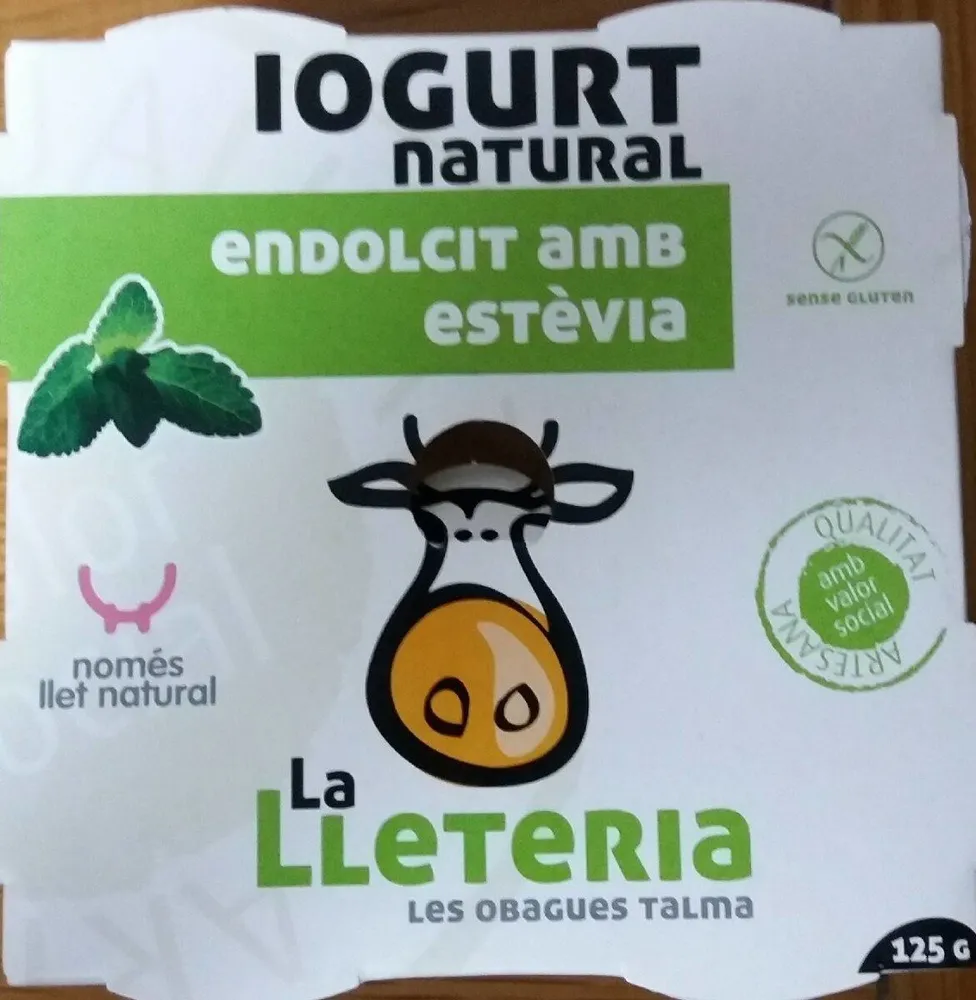 Iogurt natural amb estevia