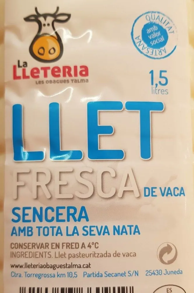Llet Fresca La Lleteria