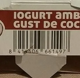 Iogurt natural de coco