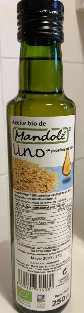 Aceite bio de lino