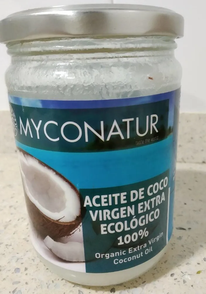 Aceite de coco virgen extra ecológico