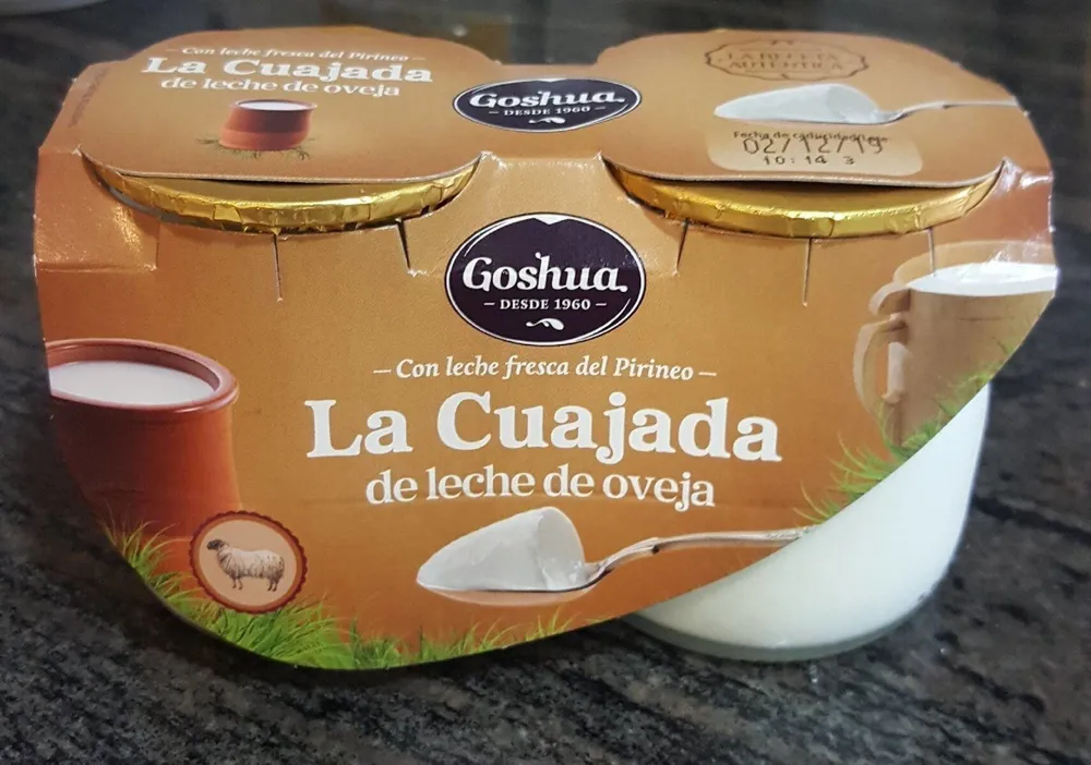 Cuajada de leche de oveja