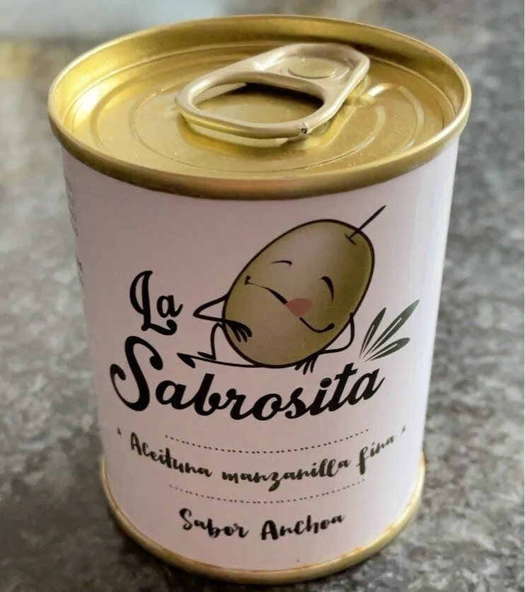 Aceituna manzanilla fina sabor anchoa