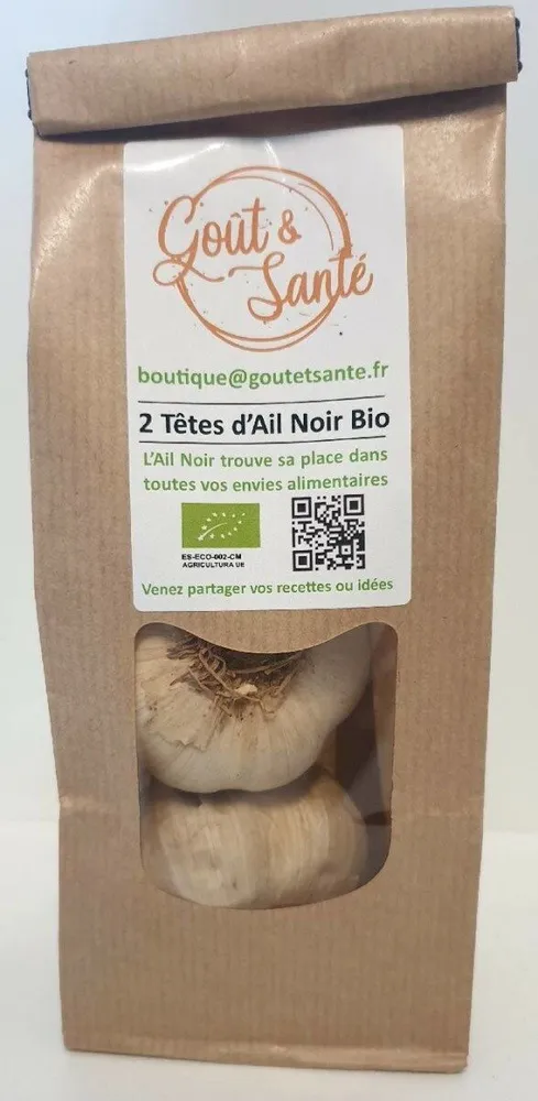 2 Têtes Ail noir bio