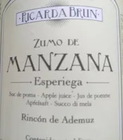 Zumo de manzana