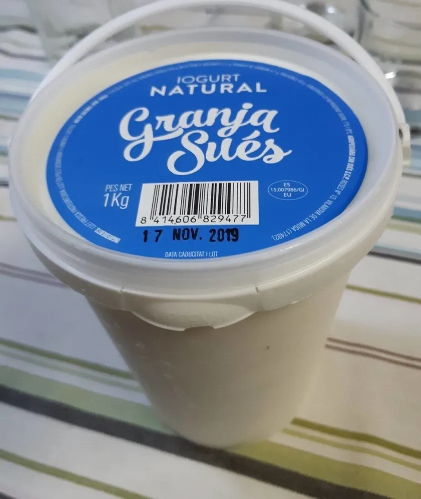 Yogur natural