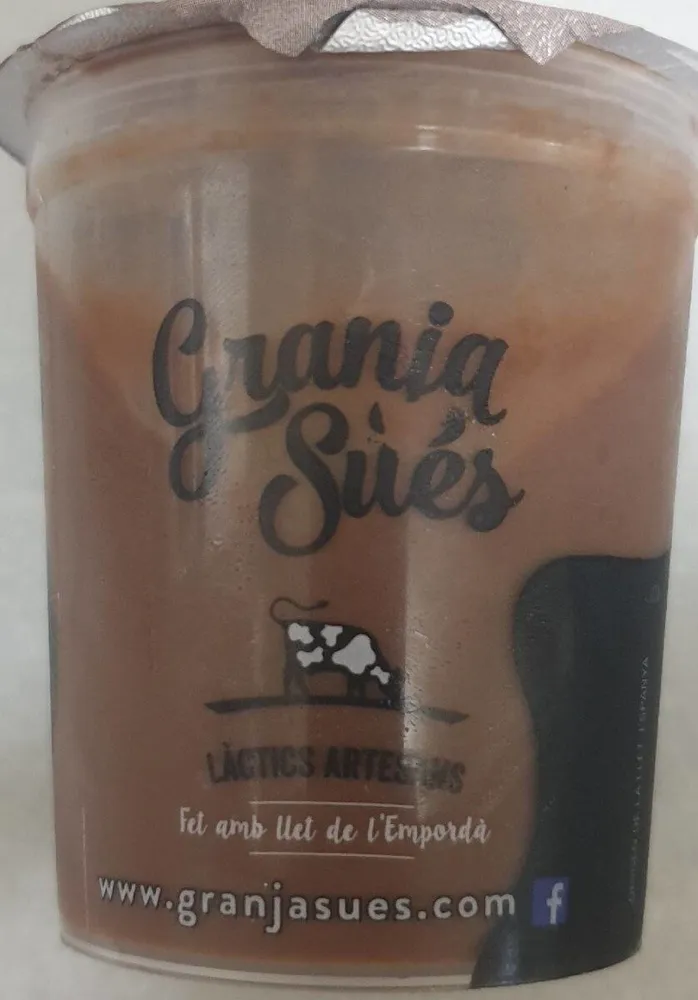 Natilla de xocolata