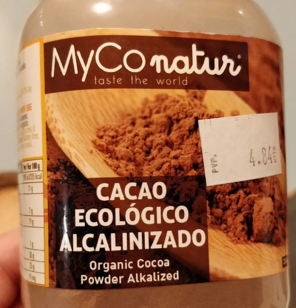 Cacao ecológico alcalinizado