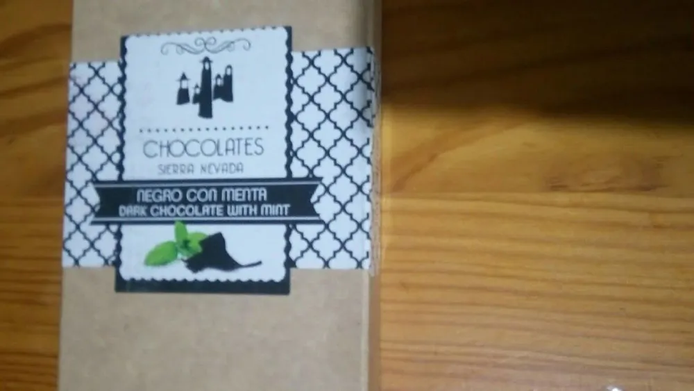 Chocolate negro con menta