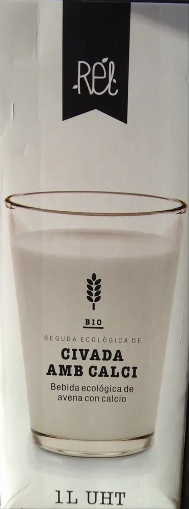 Beguda ecològica de civada amb calci