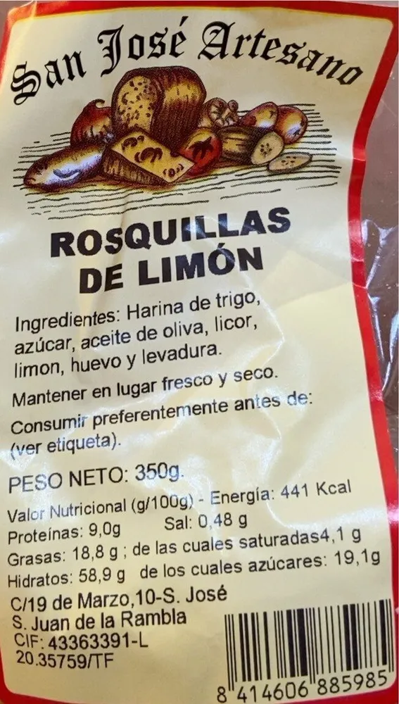 Rosquillas de limón