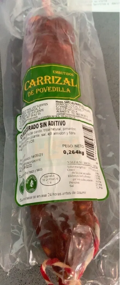 Chorizo curado