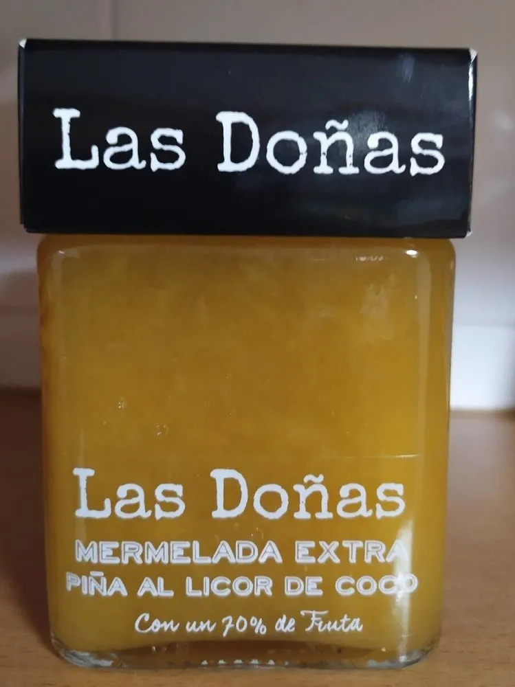 Mermelada extra de piña al licor de coco