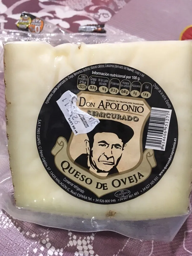 Queso de oveja semicurado