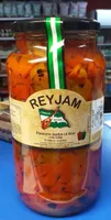 Pimientos asados con leña