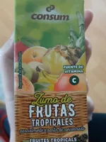 Zumo de frutas tropical