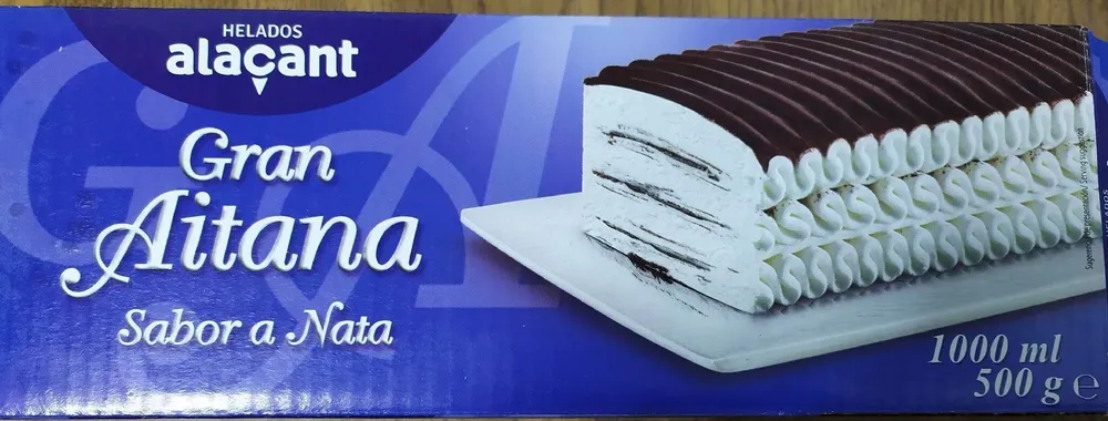 Gran Aitana, sabor nata