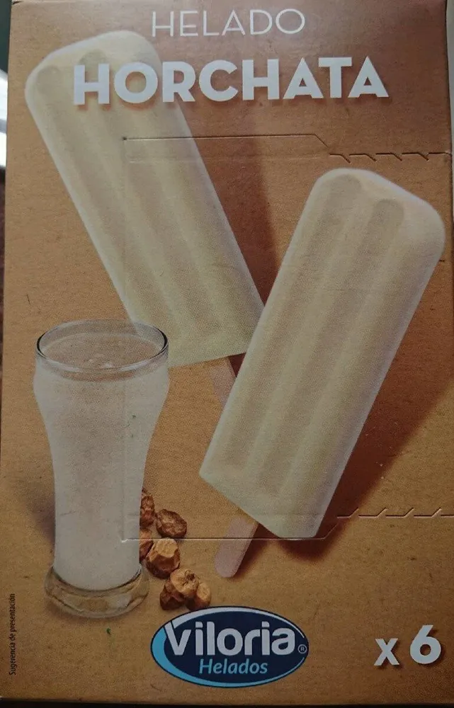 Helado de horchata