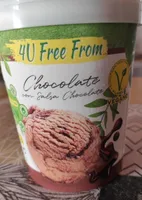 4V Free From Helado Vegano con Salsa de Chocolate